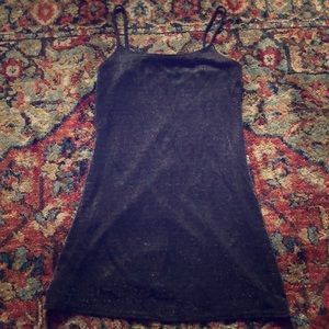 Sparkle spaghetti strap dress